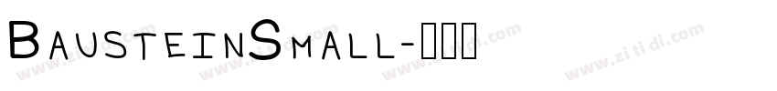 BausteinSmall字体转换