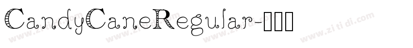 CandyCaneRegular字体转换