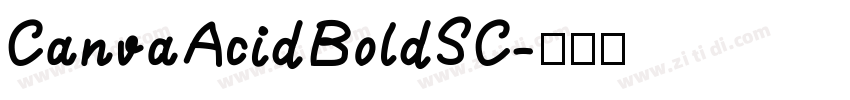CanvaAcidBoldSC字体转换