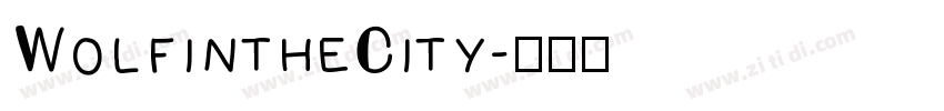 WolfintheCity字体转换