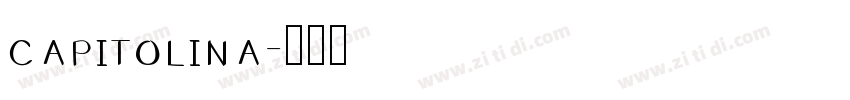 capitolina字体转换