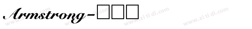 Armstrong字体转换