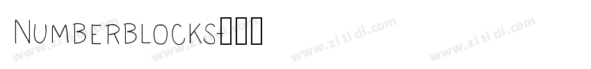 Numberblocks字体转换