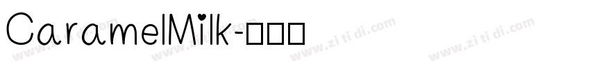 CaramelMilk字体转换