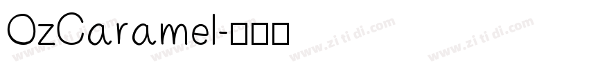 OzCaramel字体转换