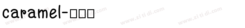 caramel字体转换