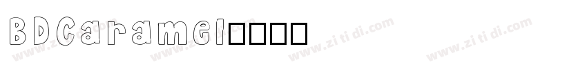 BDCaramel字体转换
