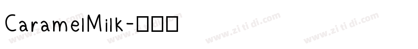 CaramelMilk字体转换