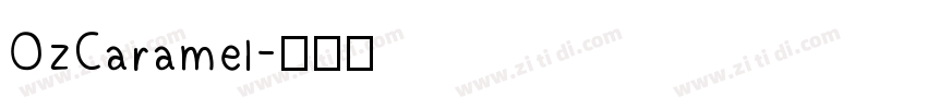 OzCaramel字体转换