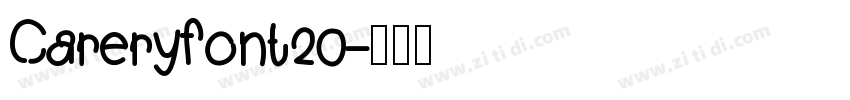 Careryfont20字体转换