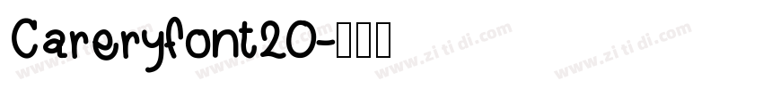 Careryfont20字体转换