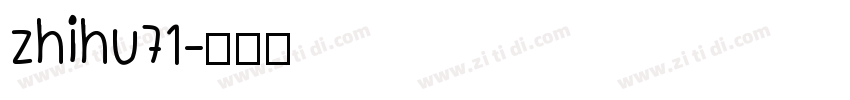zhihu71字体转换