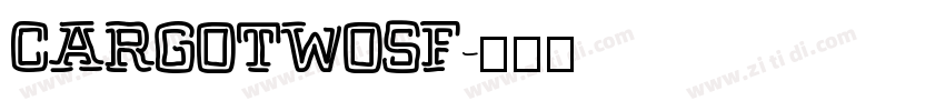 CargoTwoSF字体转换