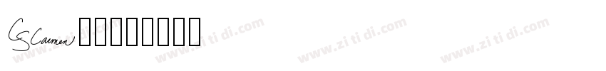 CARMEN字体转换
