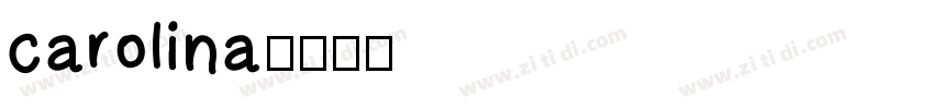 carolina字体转换