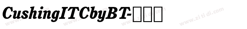 CushingITCbyBT字体转换