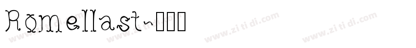 Romellast字体转换