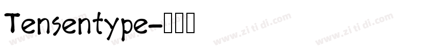 Tensentype字体转换