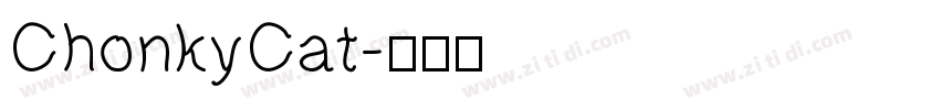 ChonkyCat字体转换