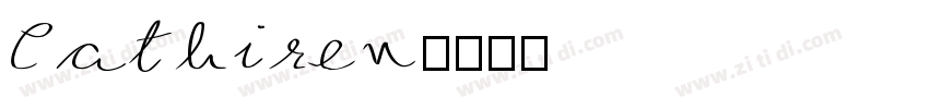 Cathiren字体转换
