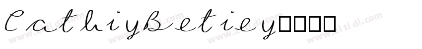 CathiyBetiey字体转换