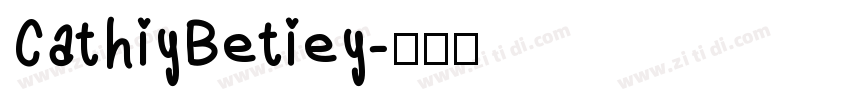 CathiyBetiey字体转换