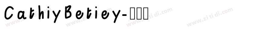 CathiyBetiey字体转换