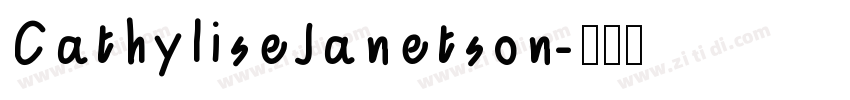 CathyliseJanetson字体转换