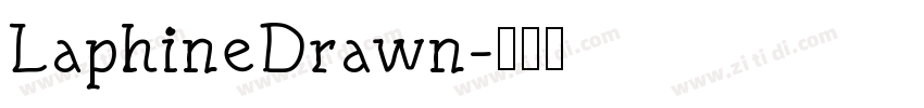 LaphineDrawn字体转换