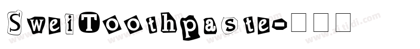 SweiToothpaste字体转换