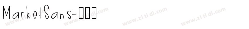 MarketSans字体转换