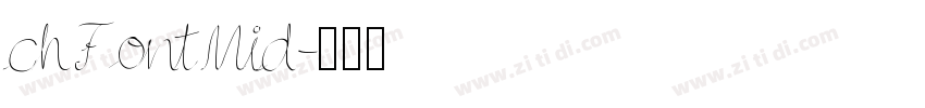chFontMid字体转换