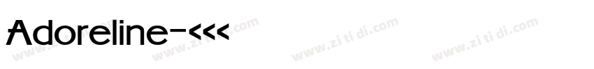 Adoreline字体转换