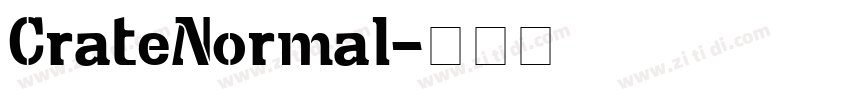 CrateNormal字体转换