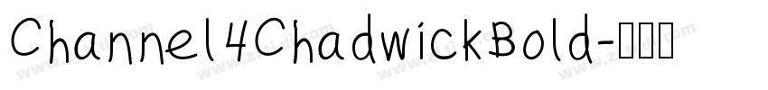 Channel4ChadwickBold字体转换