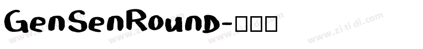 GenSenRound字体转换