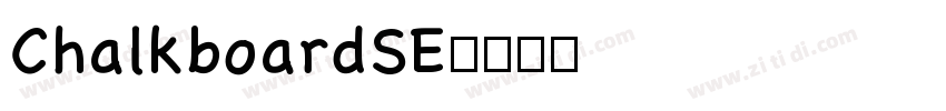 ChalkboardSE字体转换