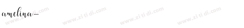 amelina字体转换