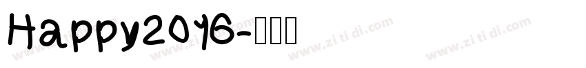 Happy2016字体转换