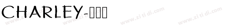 CHARLEY字体转换