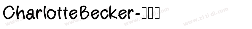 CharlotteBecker字体转换
