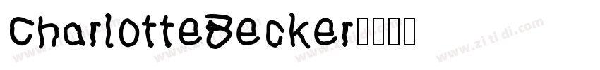 CharlotteBecker字体转换