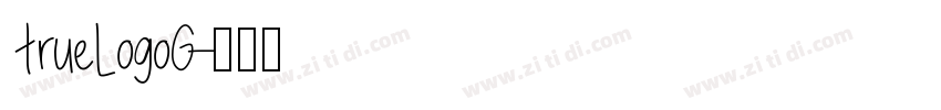 trueLogoG字体转换