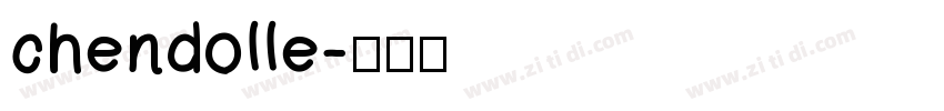 chendolle字体转换
