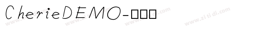 CherieDEMO字体转换