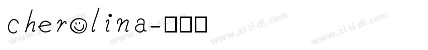cherolina字体转换