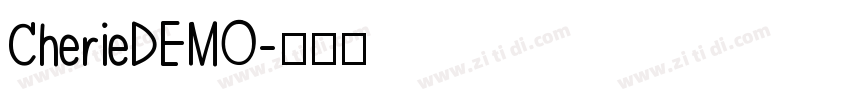CherieDEMO字体转换
