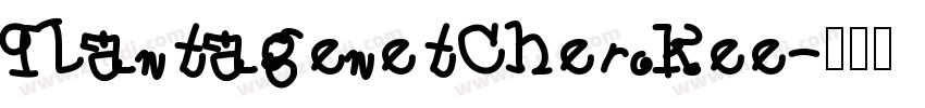 PlantagenetCherokee字体转换