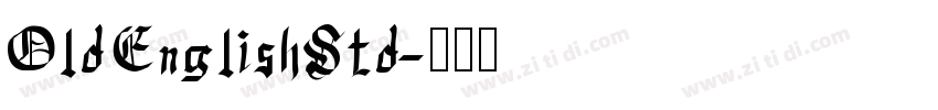 OldEnglishStd字体转换