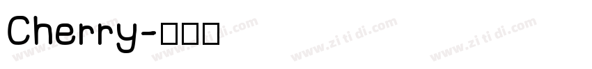 Cherry字体转换
